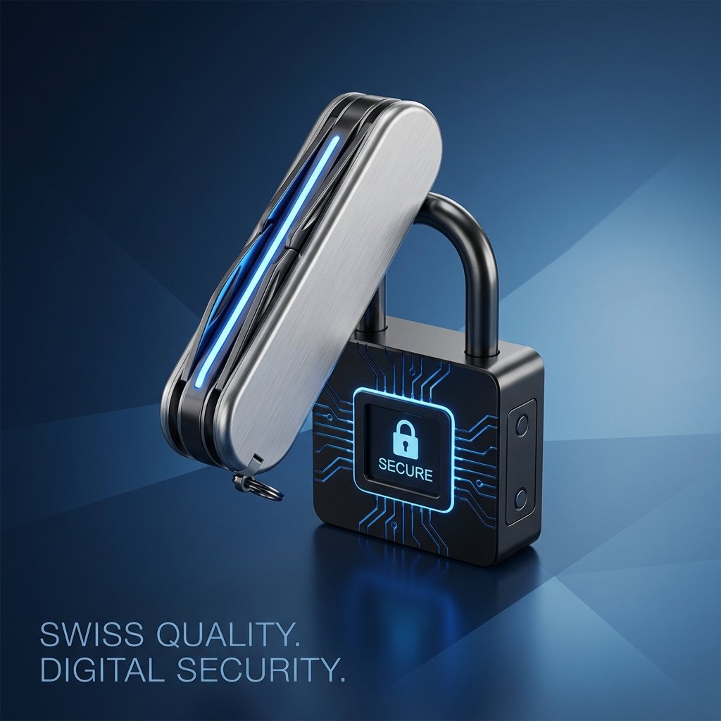 Swiss Army Knife and Digital Lock Security